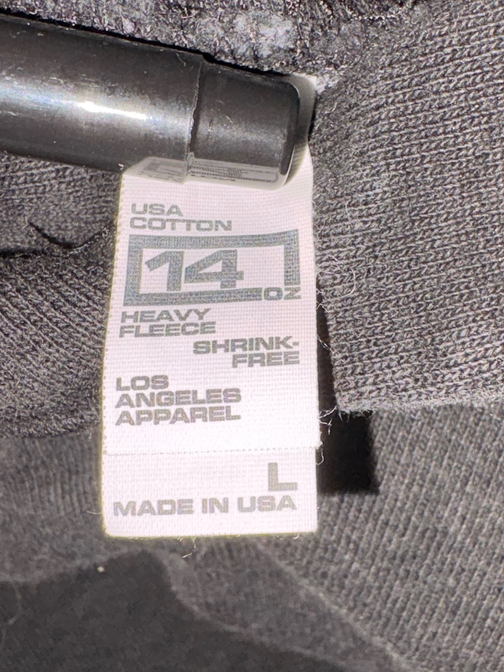 Official Beach House "7" Album Heavy Fleece Hoodie Blank by Los Angeles Apparel - Picture 4 of 6